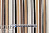 Promenade stripes rayon/linen woven - earth tones 2 yd