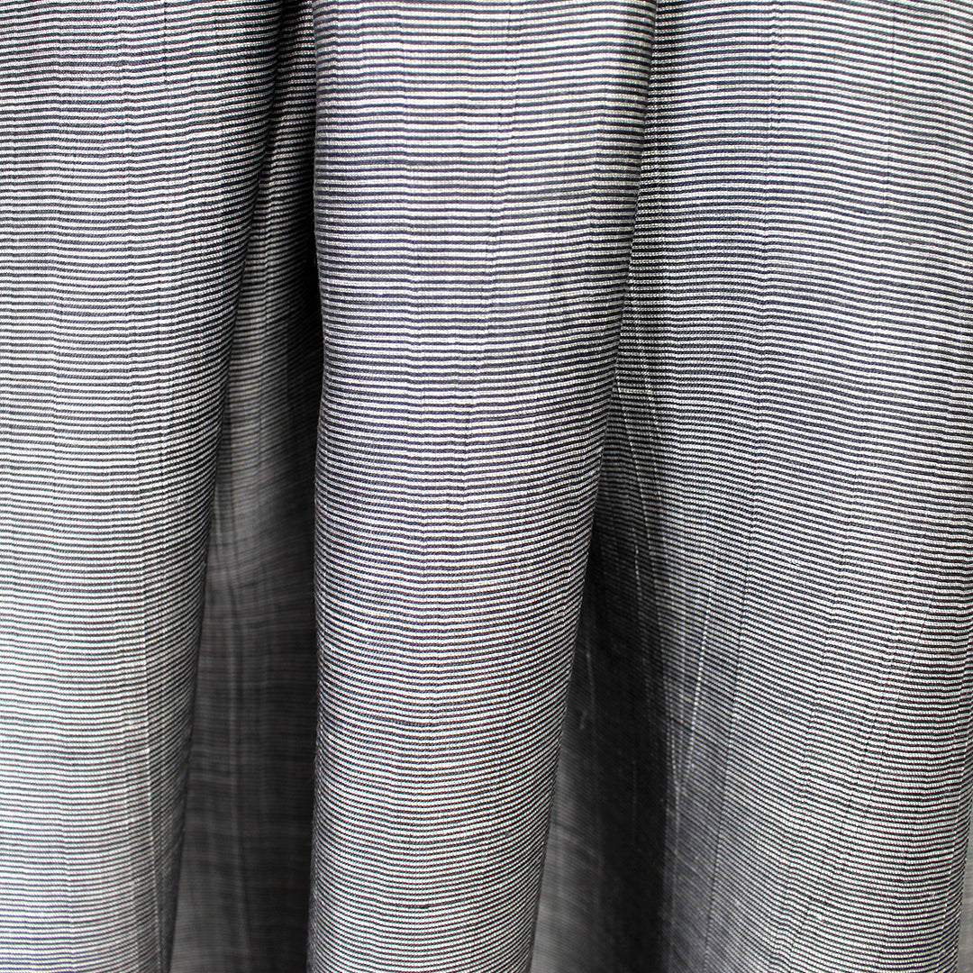 CA designer rayon blend textured micro-stripe woven 1.4 yd