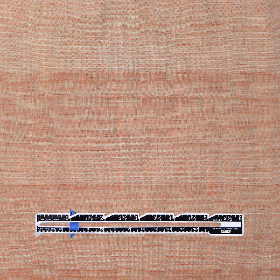 CA designer cross dye sheer all cotton woven - sienna/storm 1.5 yd