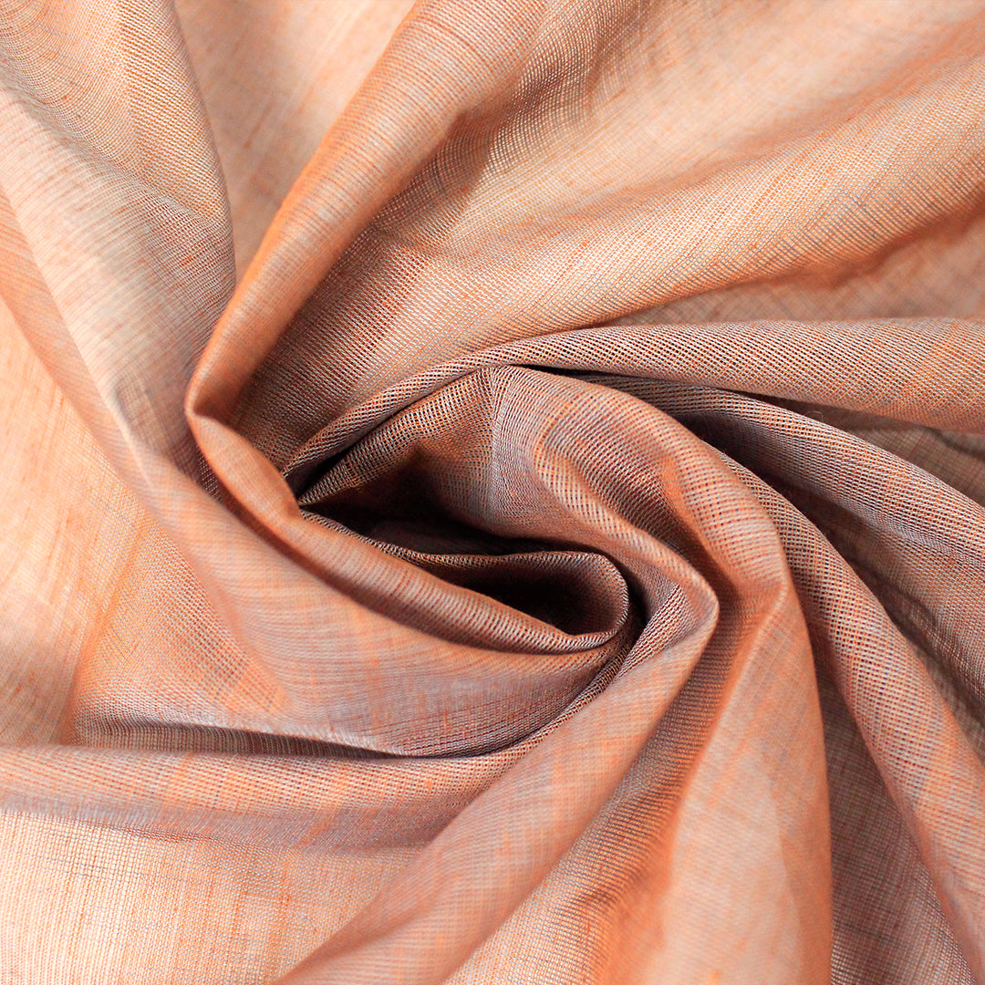 CA designer cross dye sheer all cotton woven - sienna/storm 1.125 yds