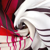 French 'plaid meets stripes' lightweight cotton sateen two PANELS 3 yd