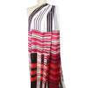 French 'plaid meets stripes' lightweight cotton sateen two PANELS 3 yd