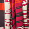 French 'plaid meets stripes' lightweight cotton sateen two PANELS 3 yd