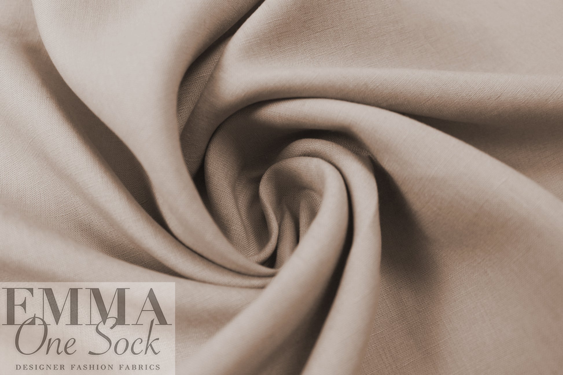 Nisa softened linen woven, Oeko-Tex certified - dune 1.25 yds