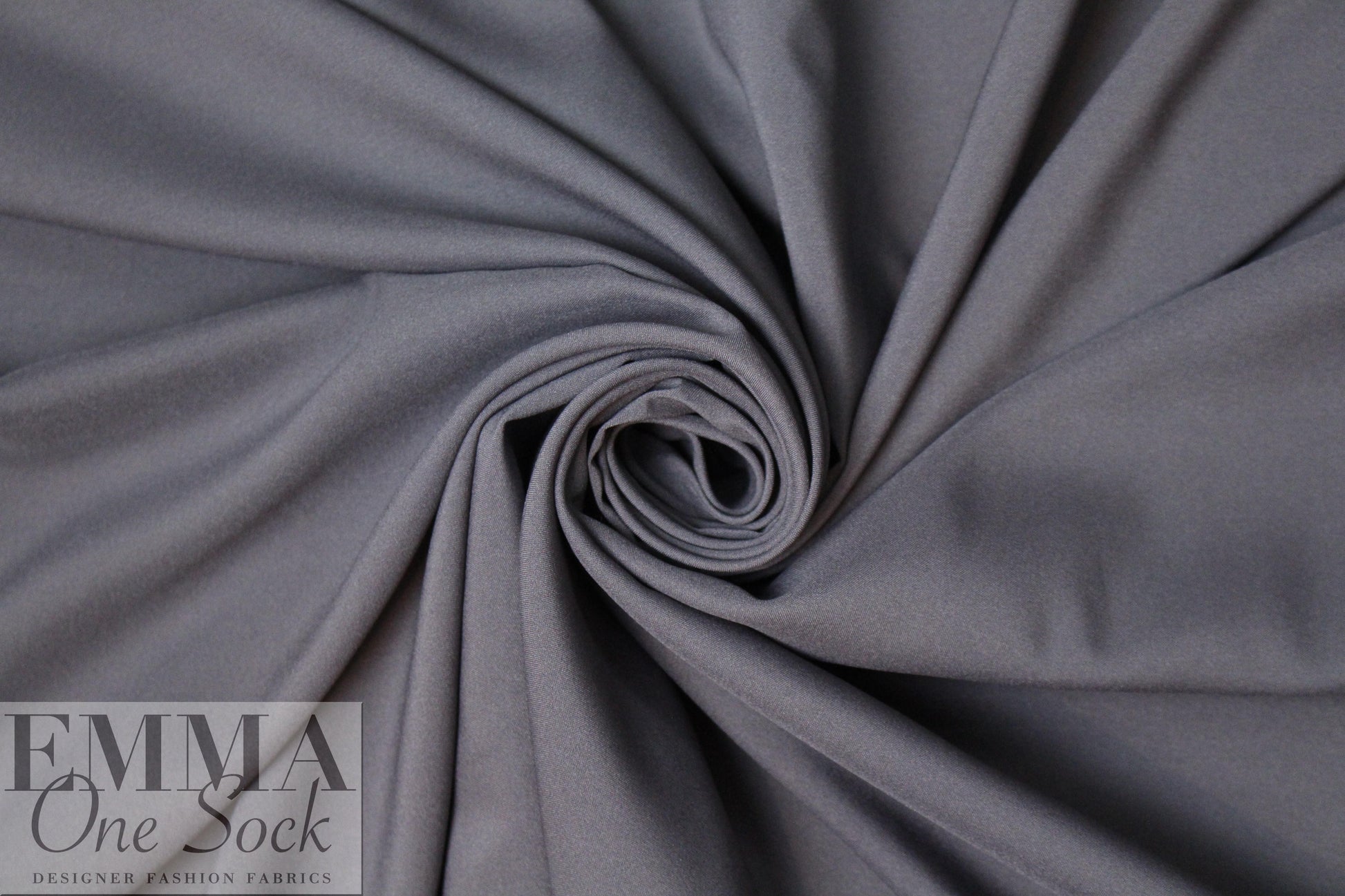 stretch woven lining - medium gray .75 yds