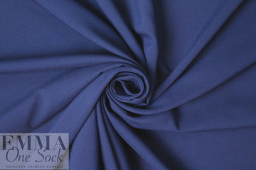 stretch woven lining - navy