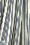 Italian linen/cotton stretch woven denim/natural stripe