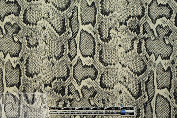 NY designer reptile design stretch jacquard