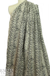 NY designer reptile design stretch jacquard