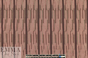 CA designer cotton blend ikat stretch jacquard