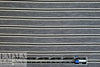 Italian gray/silver black stripe viscose/silk yarn dyed jacquard 1.875 yd