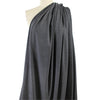 'yoga stretch' reversible rayon blend interlock jersey - gray/black 1.5 yds