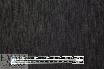 Japanese Oeko-tex sandwashed yoryu - black 1.375 yds