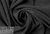 Japanese Oeko-tex sandwashed yoryu - black