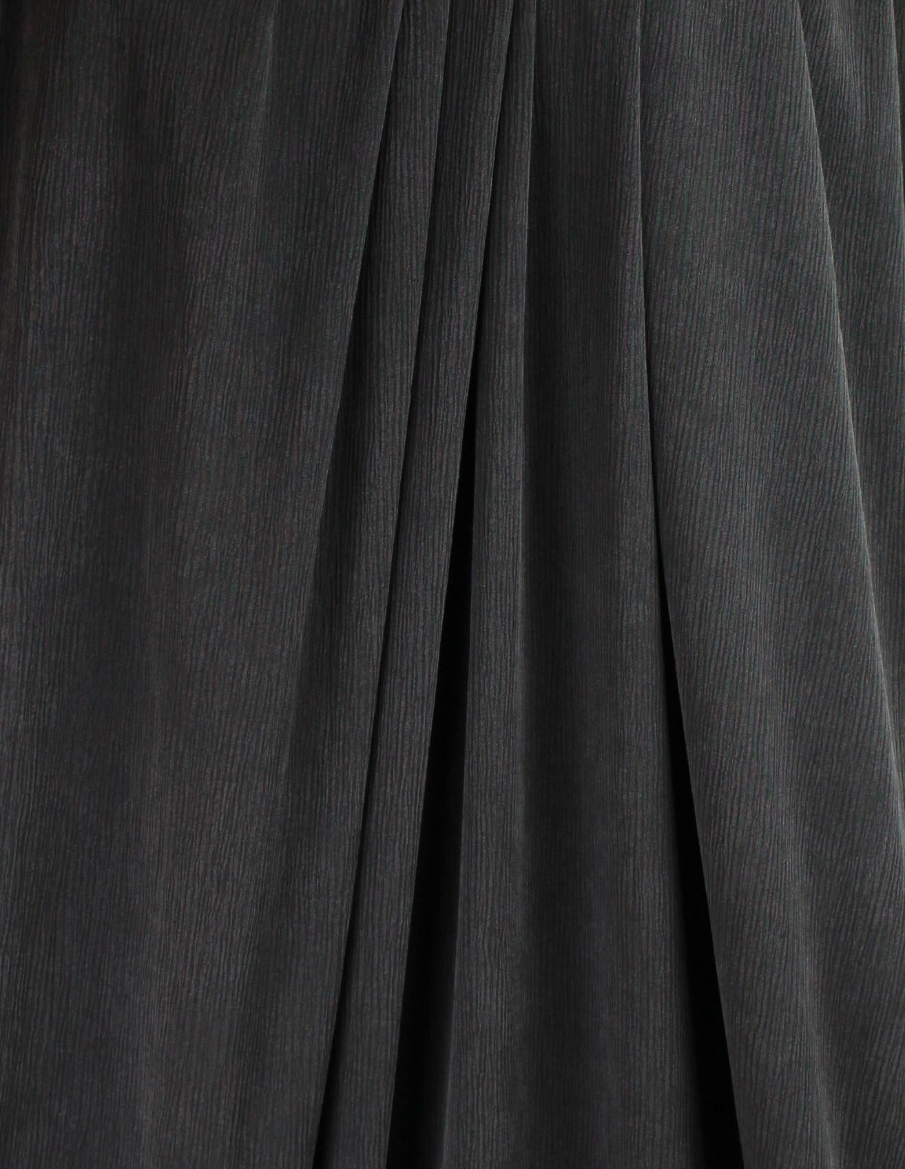 Japanese Oeko-tex sandwashed yoryu - black 2.5 yds