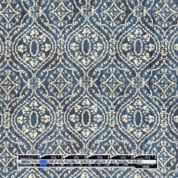 'blue medallion' crinkle texture yoryu 1.7 yds