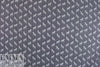 zebra print lightweight cotton denim - darker blue 2.125 yd